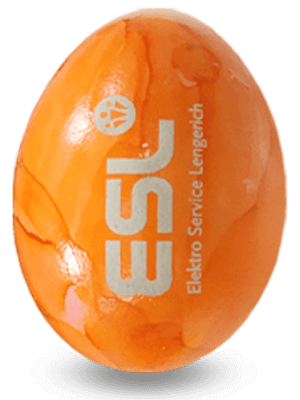 Graviertes Logo-Osterei für ESL